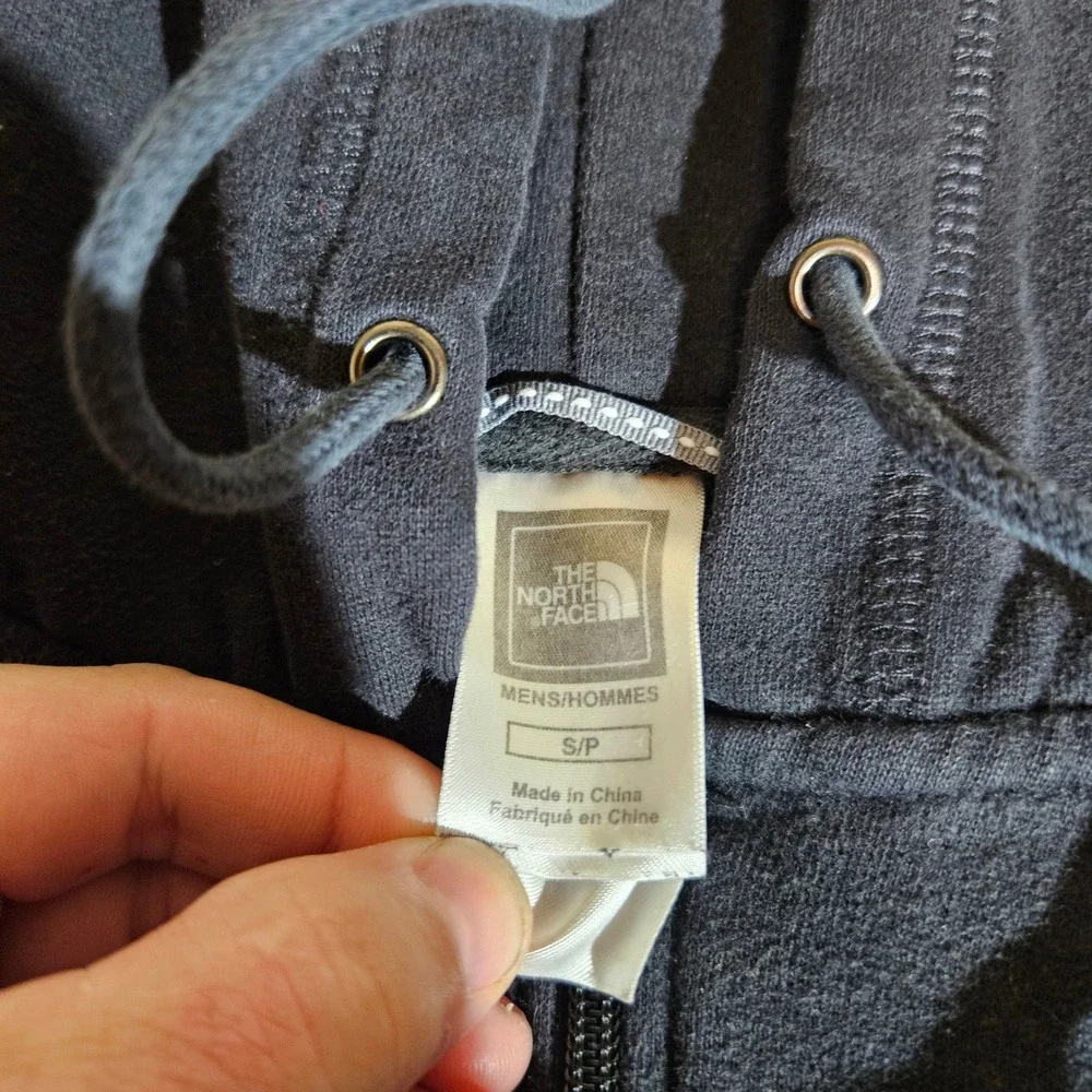 The North Face Mens Black Half Dome Full‎ Zip Hoodie Sweatshirt Small APSK